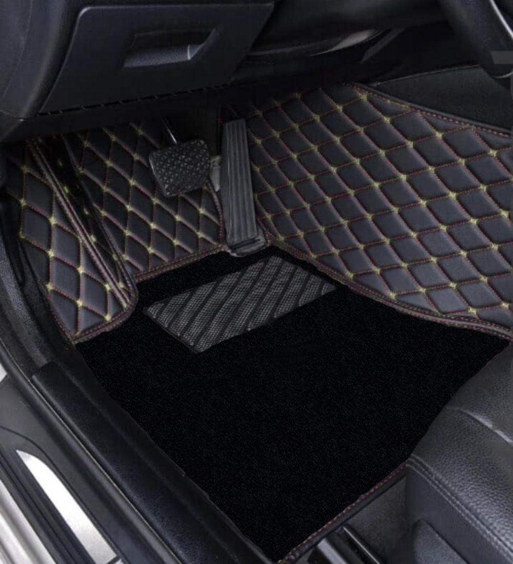 Premium Series - Black with Beige Stitching