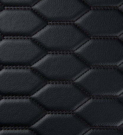 Honeycomb Series - Black with Black Stitching