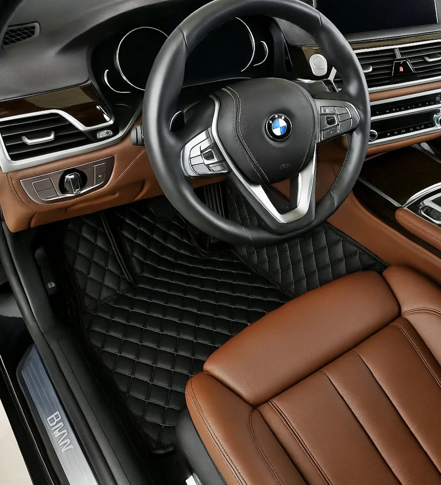 Diamond Series - Black with Black Stitching