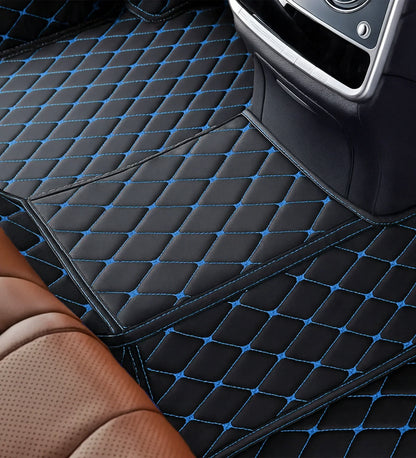 Diamond Series - Black with Blue Stitching