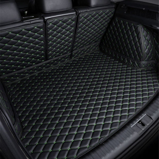 3D Trunk Mat - Black with Green Stitching - Infiniti
