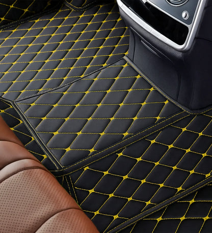 Diamond Series - Black with Yellow Stitching