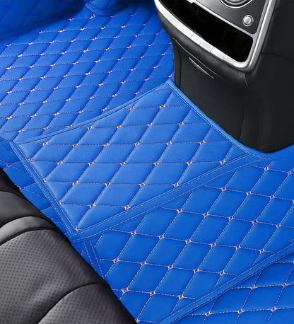 Diamond Series - Blue with Beige Stitching