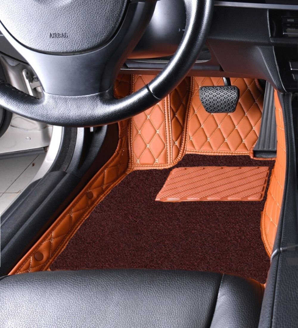 Premium Series - Brown with Beige Stitching