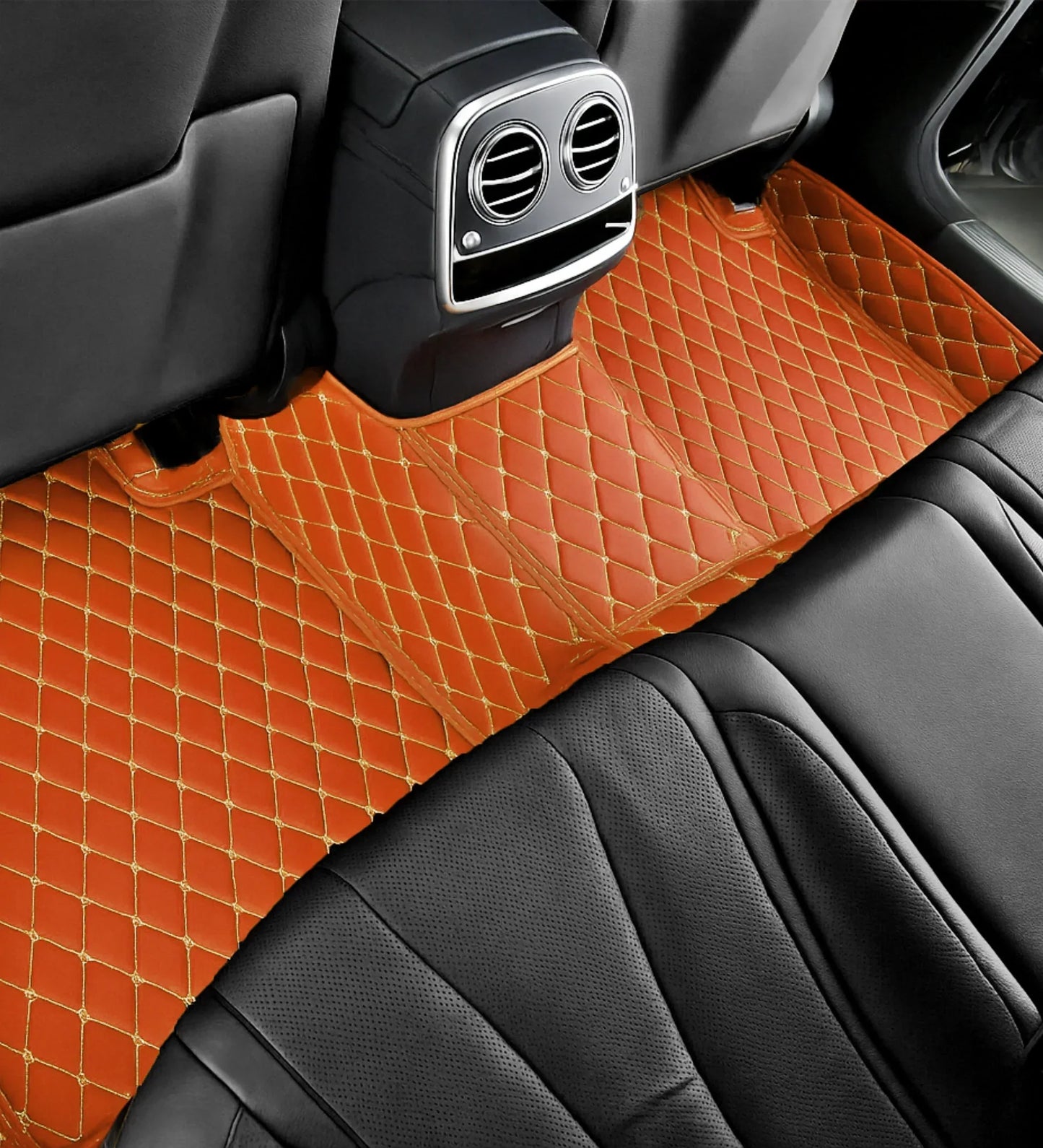Diamond Series - Brown with Beige Stitching