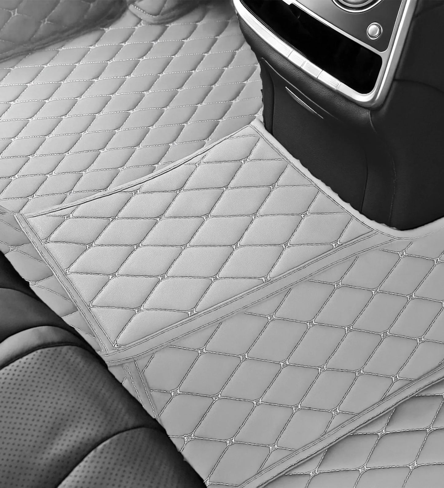 Diamond Series - Grey with White Stitching