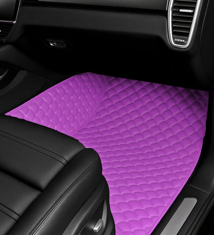 Diamond Series - Purple with Beige Stitching