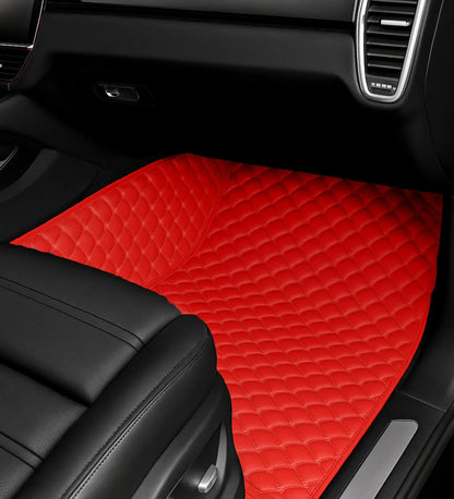 Diamond Series - Red with Beige Stitching